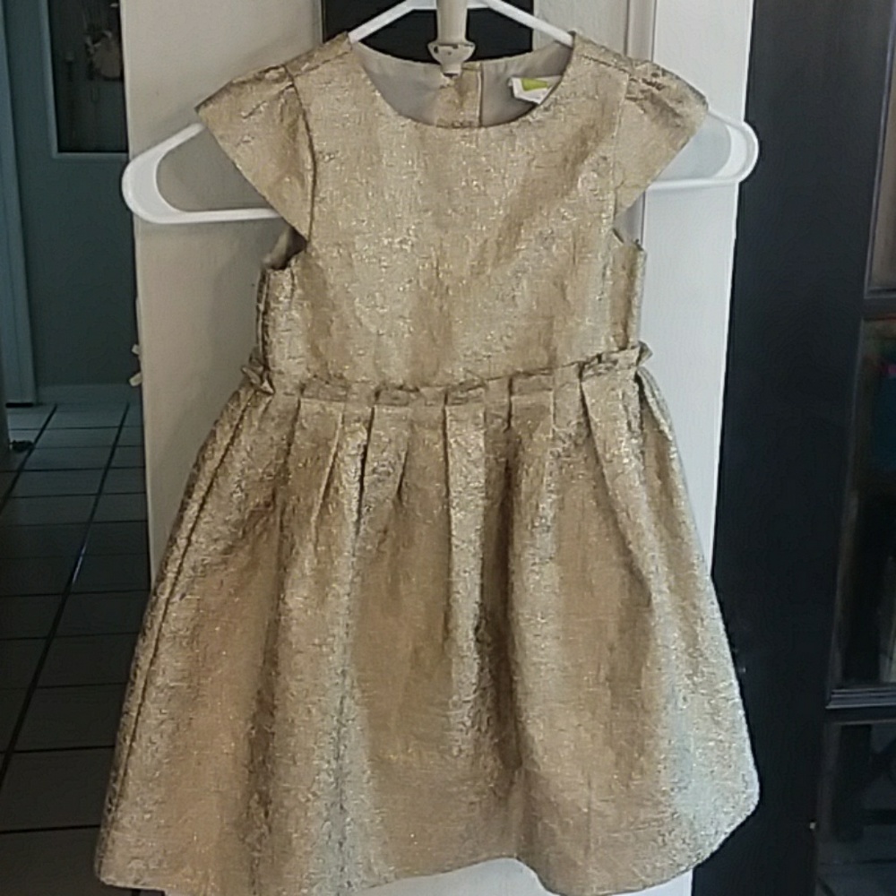 Gold dress